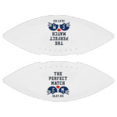 完璧なマッチ・フットボール結婚のモノグラム アメリカンフットボール (パネル)