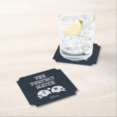 完璧なマッチ・フットボール結婚のモノグラム ペーパーコースター (インサイチュ)