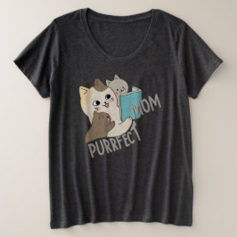 完璧なママ プラスサイズTシャツ