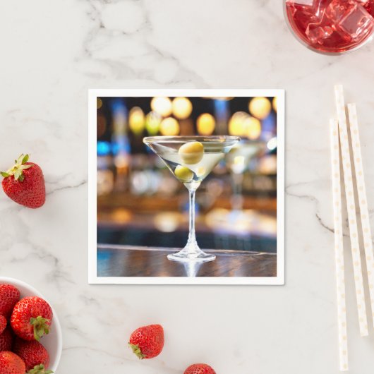 完璧なマルティーニナプキンス スタンダードカクテルナプキン (インサイチュ)