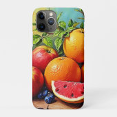 完璧なミックスデザインの新鮮なフルーツ Case-Mate iPhoneケース (裏)