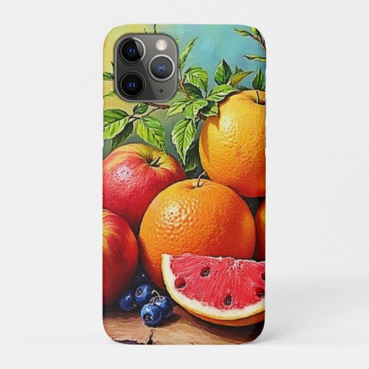 完璧なミックスデザインの新鮮なフルーツ Case-Mate iPhoneケース (裏)