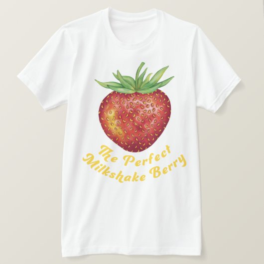 完璧なミルクシェイクベリー Tシャツ (デザイン正面)