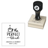 完璧なモダンブレンド手書きスクリプト ラバースタンプ (押印)