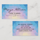 完璧なラグジュアリー 名刺 (正面/裏面)