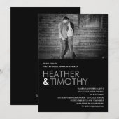 完璧なリハーサルディナー/シャワー招待状 招待状 (正面/裏面)