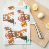 完璧なレディーカウキッチンタオル キッチンタオル (四つ折り)