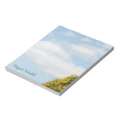 完璧な世界!ノートパッド青空ホワイトクラウド ノートパッド (回転)