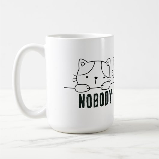 完璧な人なんていないにゃ コーヒーマグカップ (左)