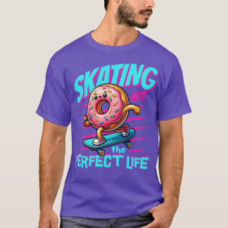 完璧な人生へスケート Tシャツ