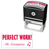 「完璧な仕事!」 グレーディング用ゴム印 セルフインキングスタンプ (インサイチュ)