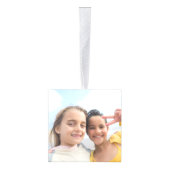 完璧な休日のキープサケパーソナライズされたット キューブオーナメント (右)