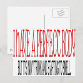 完璧な体 ポストカード (正面/裏面)