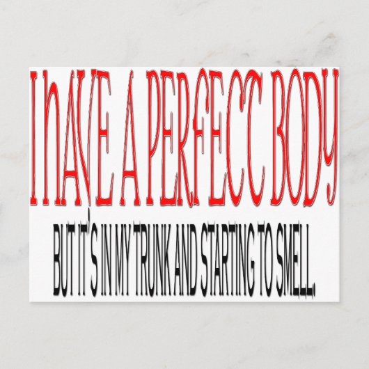 完璧な体 ポストカード (正面)