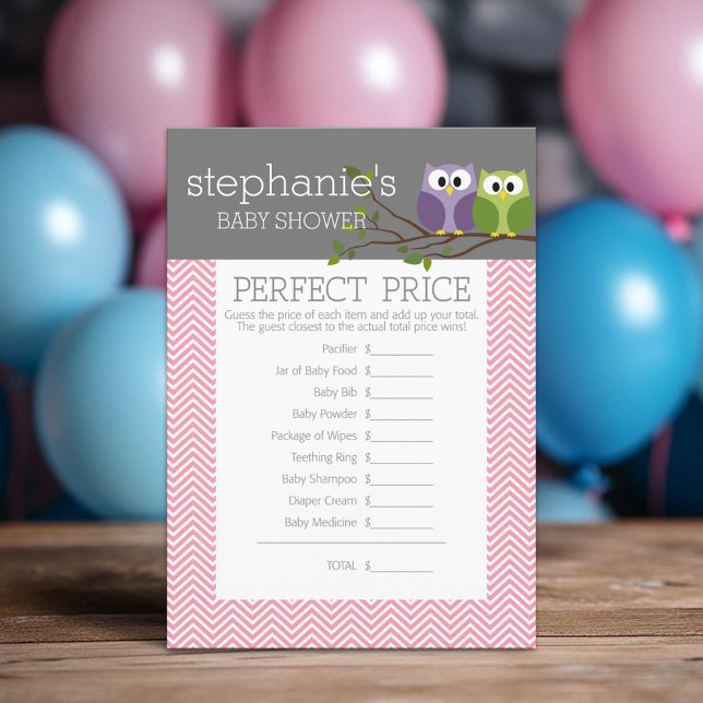 完璧な価格 – シャワーゲームピンクかわいいフクロガール (Custom Shower Game)