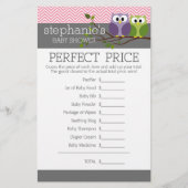 完璧な価格 – シャワーゲームピンクかわいいフクロガール (正面)