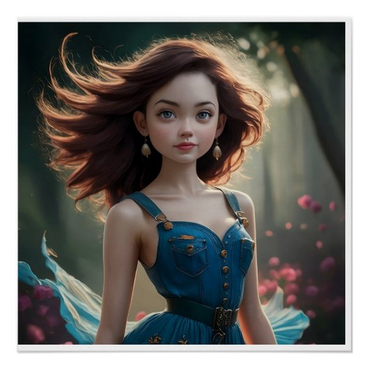 完璧な光沢のあるポスター美しいプリンセス ポスター (正面)