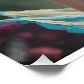 完璧な光沢のあるポスター美しいプリンセス ポスター (コーナー)