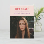 完璧な卒業生ゴールデンピンク 案内状 (スタンド正面)