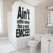 完璧な司会者ほど悪くはない！ シャワーカーテン (インサイチュ)