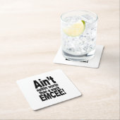 完璧な司会者ほど悪くはない! スクエアペーパーコースター (インサイチュ)