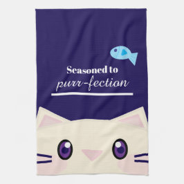 完璧な味付けのキャラクター猫キッチンタオル キッチンタオル