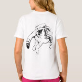 完璧な型枠、謝罪なし Tシャツ (裏面)