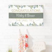 完璧な外観！カスタム婚約バナー 横断幕 (インサイチュ)