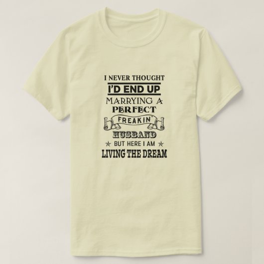 完璧な夫 – 基本Tシャツ Tシャツ (デザイン正面)