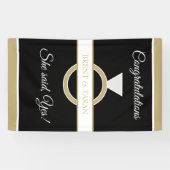 完璧な婚約パーティバナー 横断幕 (横)