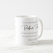 完璧な平和マグイサイヤ26:3 コーヒーマグカップ (正面右)