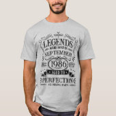 完璧な年代物のビンテージ誕生日グッズ Tシャツ (正面)