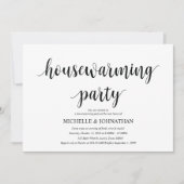 完璧な引っ越し祝いパーティーパーティの招待状カード 招待状 (正面)