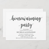 完璧な引っ越し祝いパーティーパーティの招待状カード 招待状 (正面/裏面)