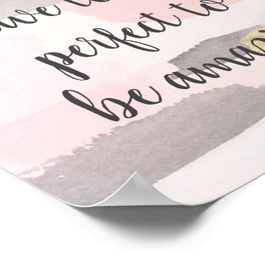 完璧な引用文 ポスター (角)