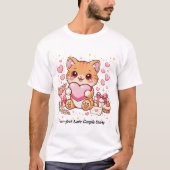 完璧な愛のカップルTシャツ Tシャツ (正面)