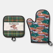 完璧な感謝祭のパイの秘密 鍋つかみ&鍋敷きセット (正面)