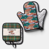 完璧な感謝祭のパイの秘密 鍋つかみ&鍋敷きセット (正面/裏面)