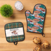 完璧な感謝祭のパイの秘密 鍋つかみ&鍋敷きセット (トップダウン)