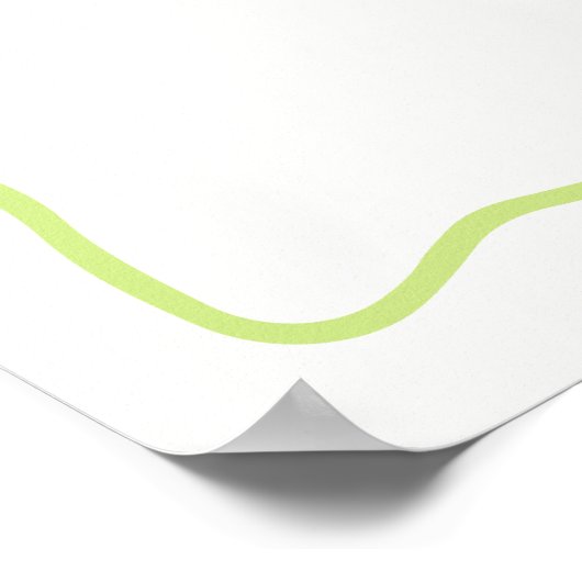 完璧な抹茶ハンドドローブライダルシャワーへようこそ ポスター (角)