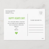 完璧な抹茶バレンタイン愛のはがき シーズンポストカード (裏面)