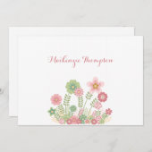 完璧な招待状/ひな形 招待状 (正面/裏面)