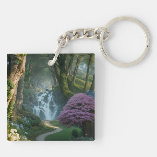 完璧な捕獲された瞬間の邸宅 キーホルダー (裏面)