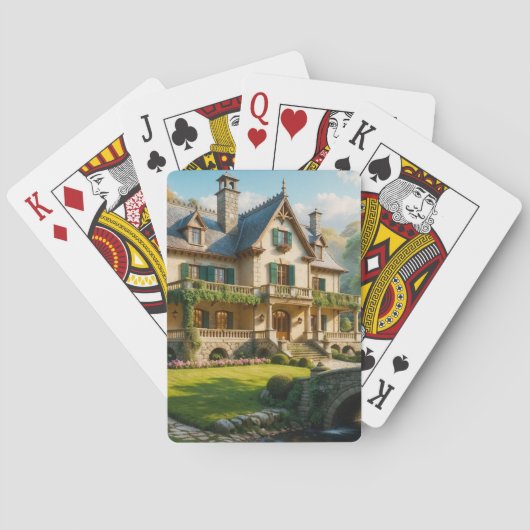 完璧な捕獲された瞬間の邸宅 トランプ (裏面)