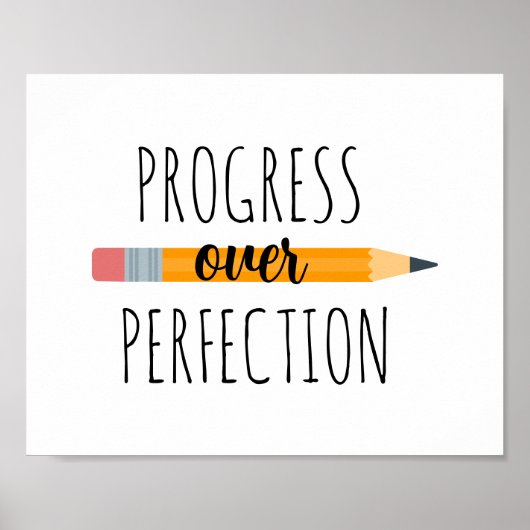 完璧な教室で進やる気を起こさせるむ ポスター (正面)