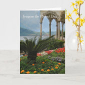 完璧な日のハッピーバースデー カード (黄色い花)