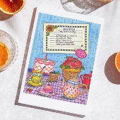 完璧な日の誕生日カードのレシピ カード