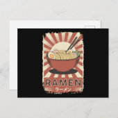 完璧な日本のラーメン食 |ラーメン好き ポストカード (正面/裏面)