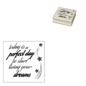 完璧な日 ラバースタンプ (押印)