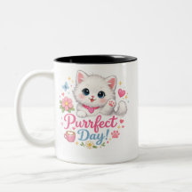 完璧な日 可愛い猫 コーヒーマグ